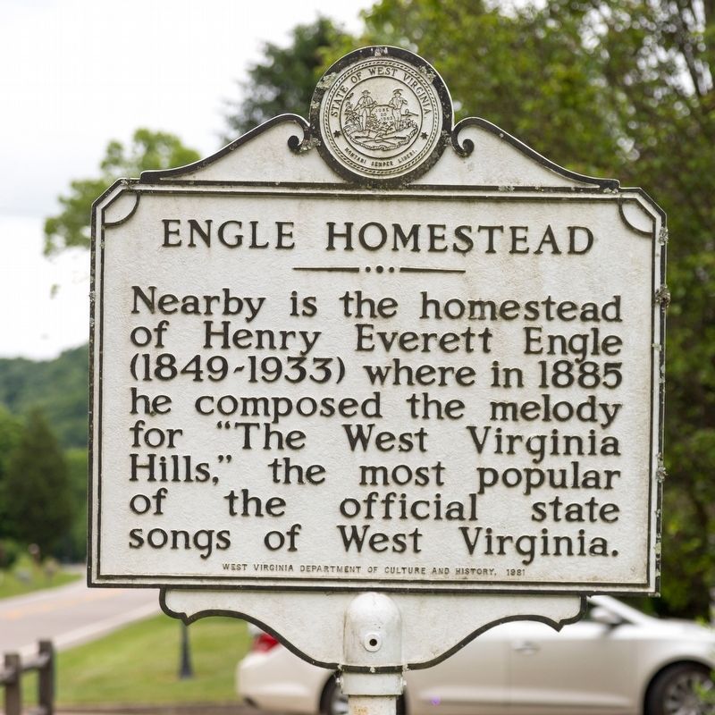 Engle Homestead Marker image. Click for full size.
