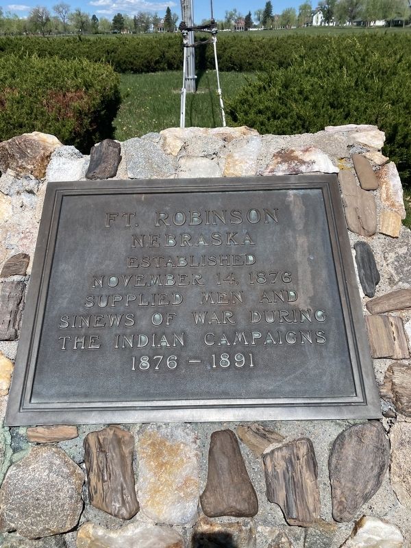 Ft. Robinson Marker image. Click for full size.