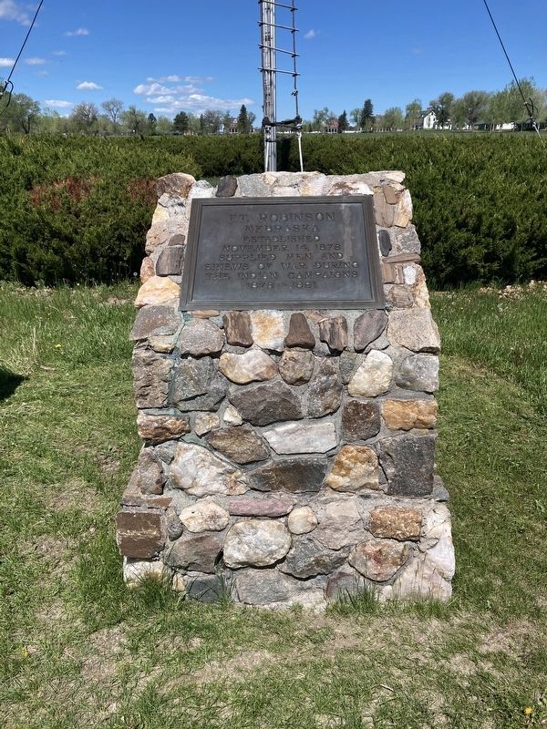 Ft. Robinson Marker image. Click for full size.