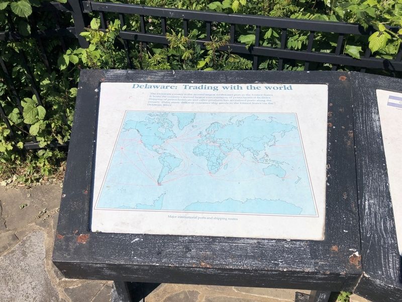 Delaware: Trading with the world Marker image. Click for full size.