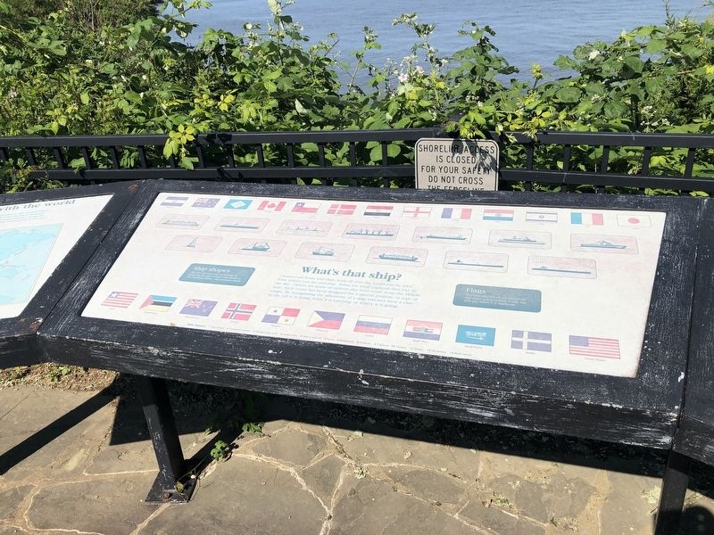 Delaware: Trading with the world Marker image. Click for full size.