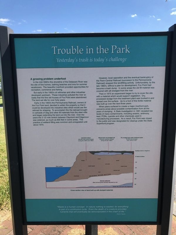 Trouble in the Park side of the marker image. Click for full size.