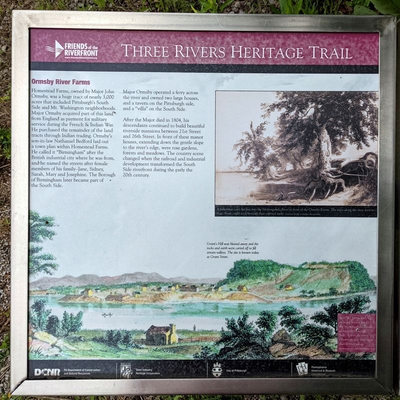 Ormsby River Farms Marker image. Click for full size.