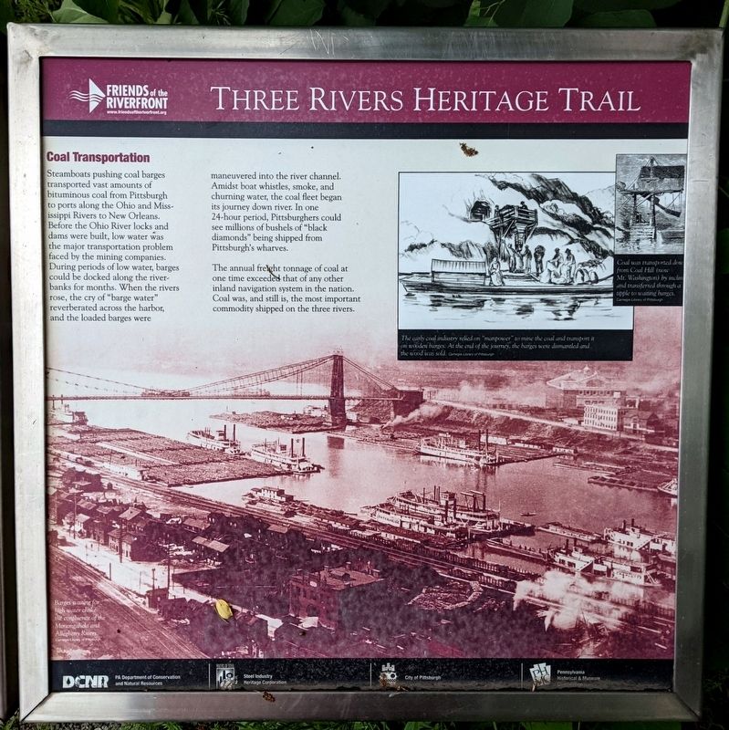 Coal Transportation Marker image. Click for full size.