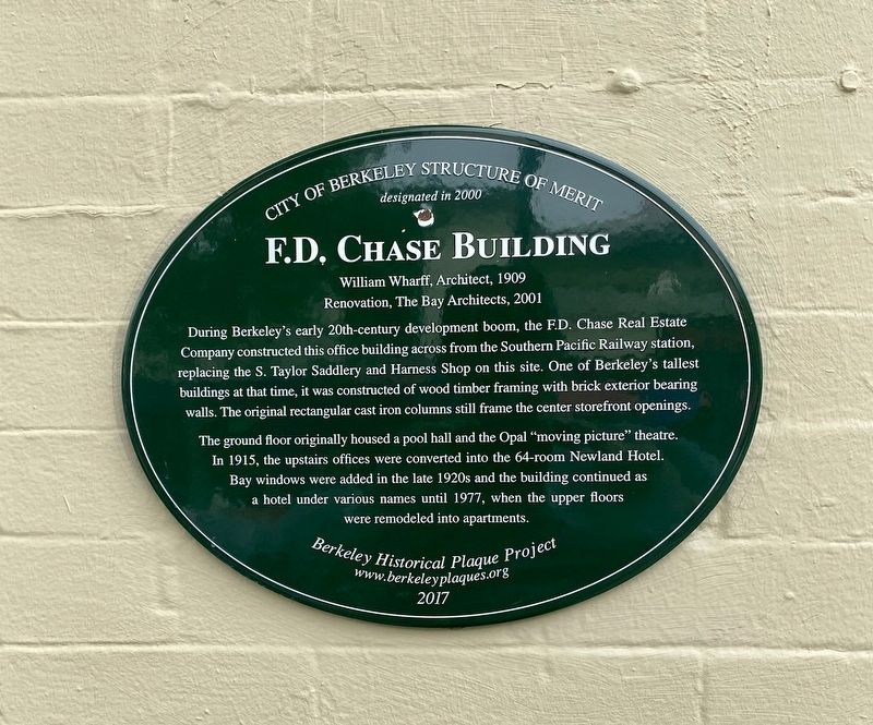 F.D. Chase Building Marker image. Click for full size.