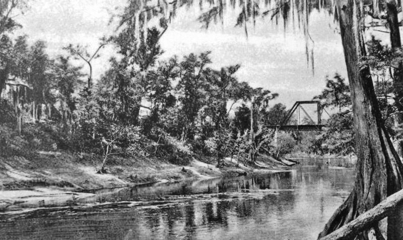 Marker detail: Up The Suwannee River image. Click for full size.