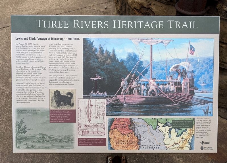 Lewis and Clark "Voyage of Discovery," 1803-1806 Marker image. Click for full size.