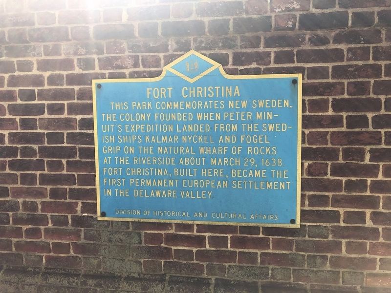 Fort Christina Marker image. Click for full size.