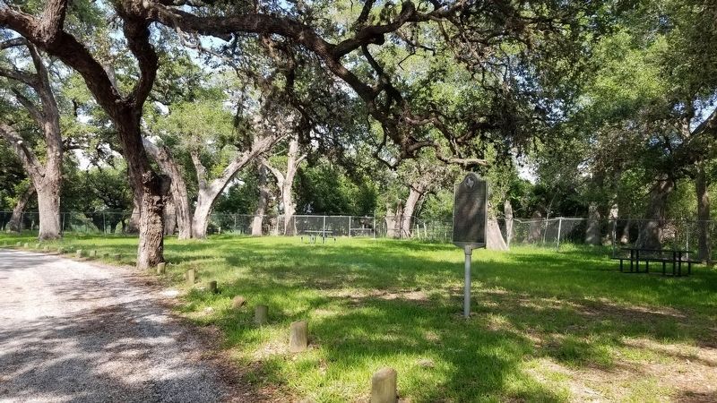 The view of the Charles A. Schlinke Marker from the roadway of the picnic area. Click for full size. The view of the Charles A. Schlinke Marker from the roadway of the picnic area image. Click for full size.