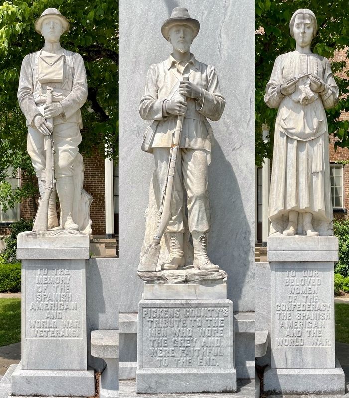 Pickens County War Memorial image. Click for full size.