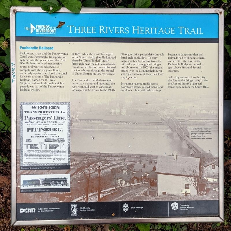 Panhandle Railroad Marker image. Click for full size.
