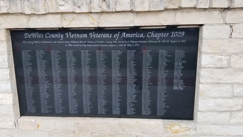 The veterans of DeWitt County image. Click for full size.