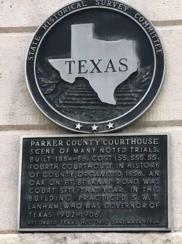 Parker County Courthouse Marker image. Click for full size.