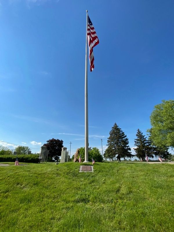 Michigan Memorial Park Veterans Bowl Memorial image. Click for full size.