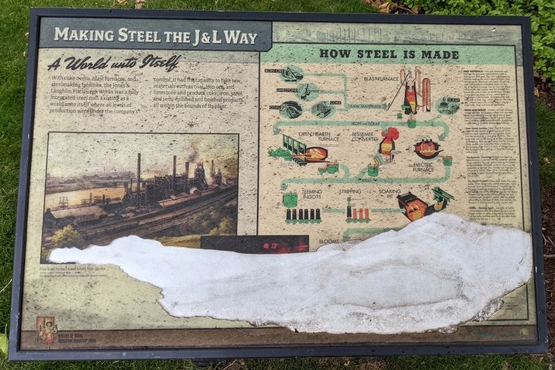 Making Steel The J&L Way Marker image. Click for full size.