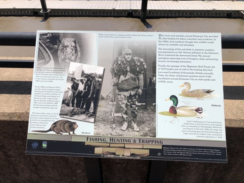Fishing, Hunting & Trapping Marker image. Click for full size.