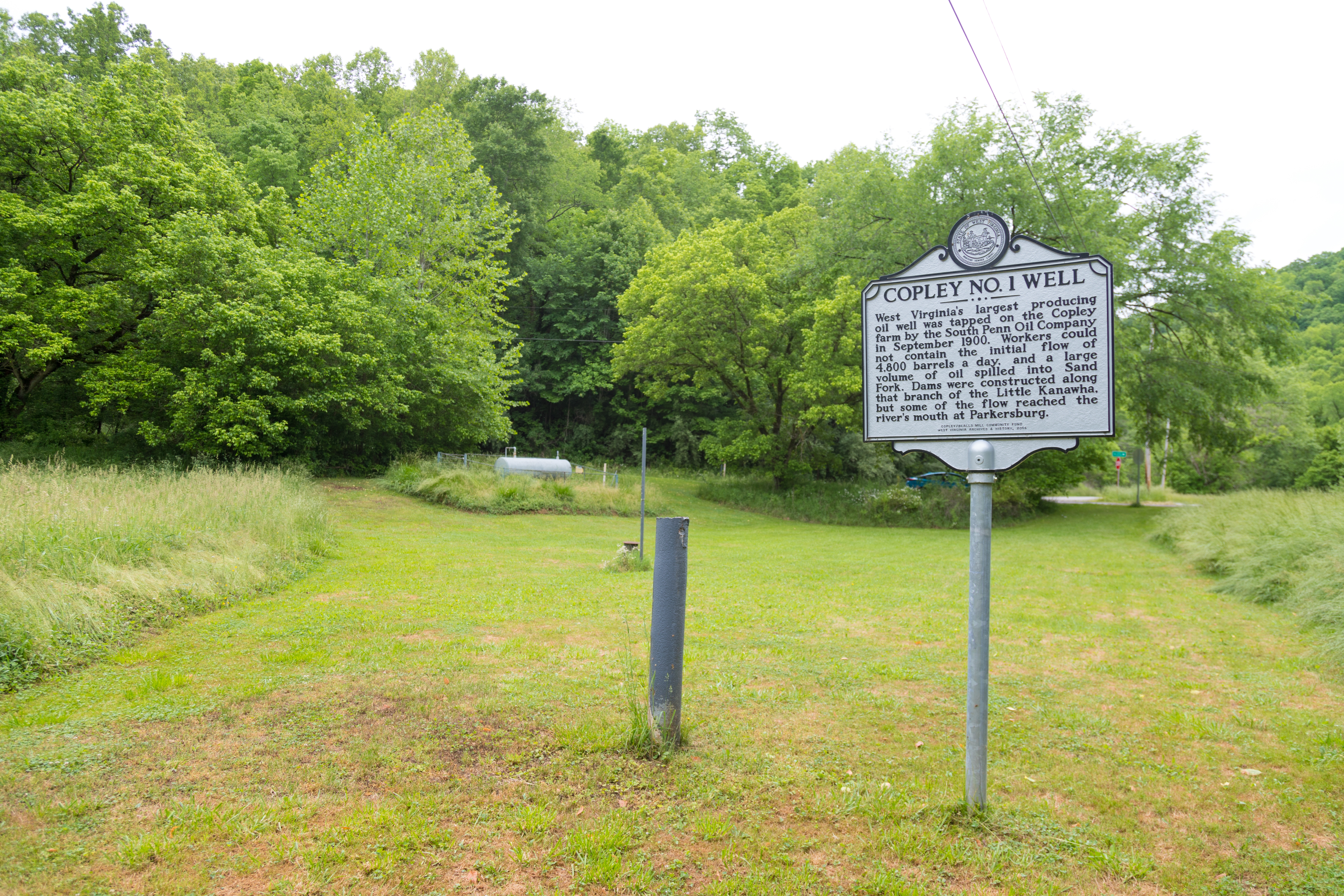 Copley No. 1 Well and Marker