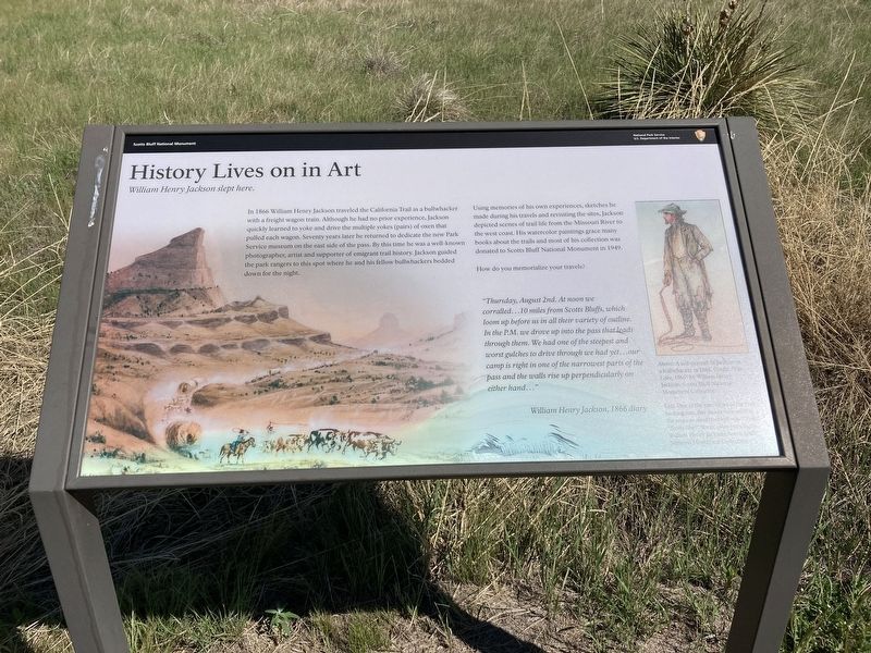 History Lives on in Art Marker image. Click for full size.