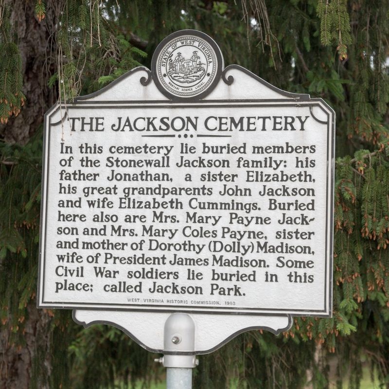 The Jackson Cemetery Marker image. Click for full size.