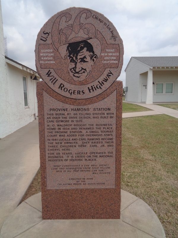 Provine/Hamons' Station Marker image. Click for full size.