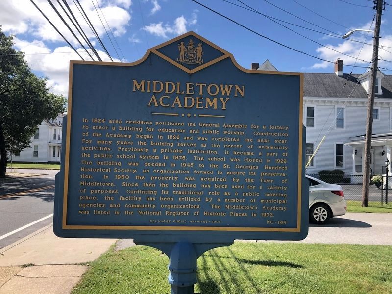 Middletown Academy Marker image. Click for full size.