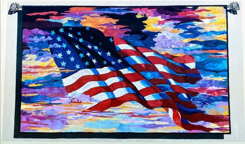 ...And Our Flag Was Still There! Quilt (2013) image. Click for full size.