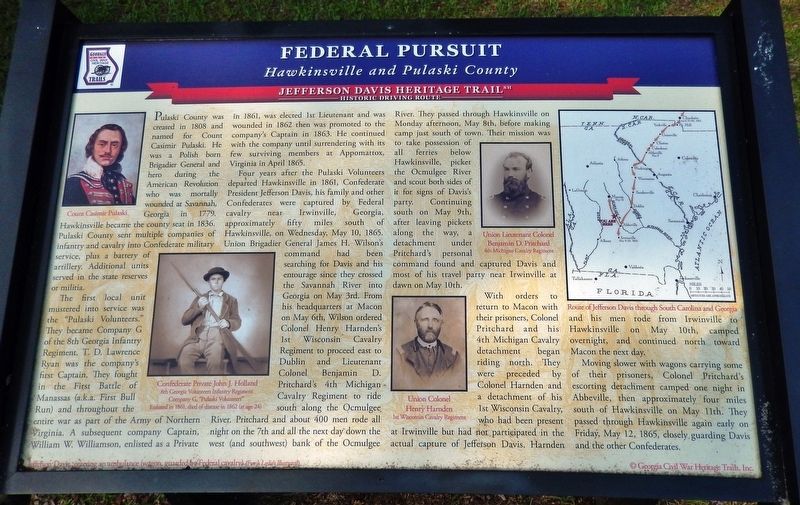 Federal Pursuit Marker image. Click for full size.
