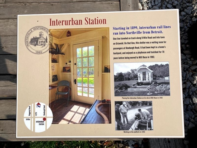 Interurban Station Marker image. Click for full size.