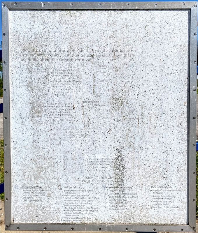 Great River Road Illinois Marker: Panel 3 image. Click for full size.