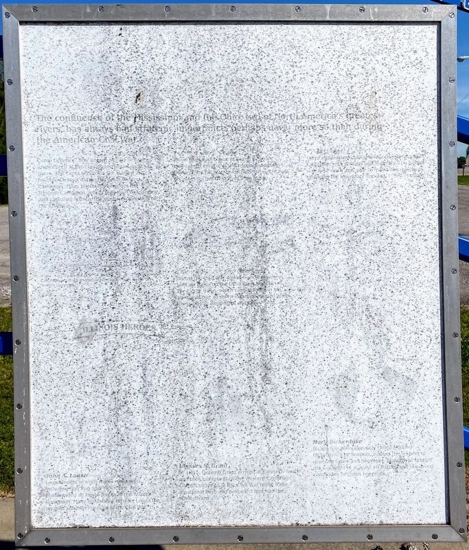 Great River Road Illinois Marker: Panel 4 image. Click for full size.