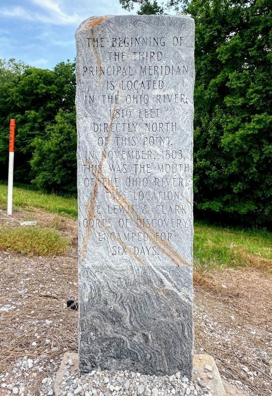 The Beginning of the Third Principal Meridian Marker image. Click for full size.