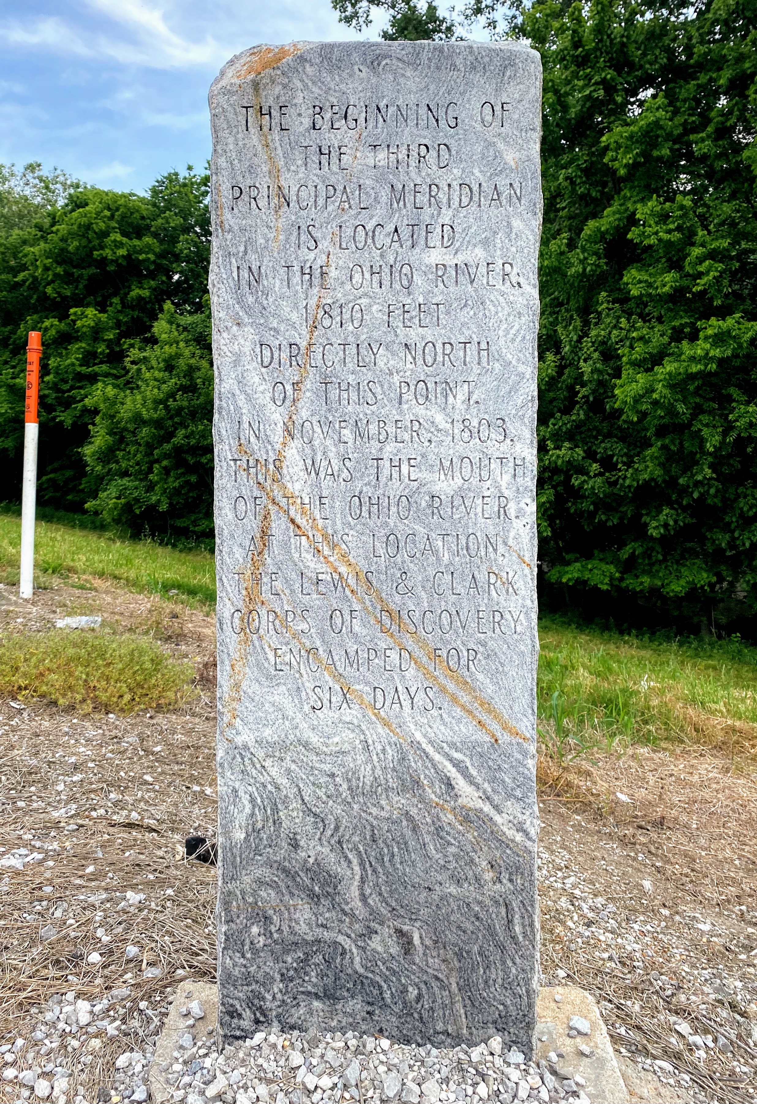 The Beginning of the Third Principal Meridian Marker