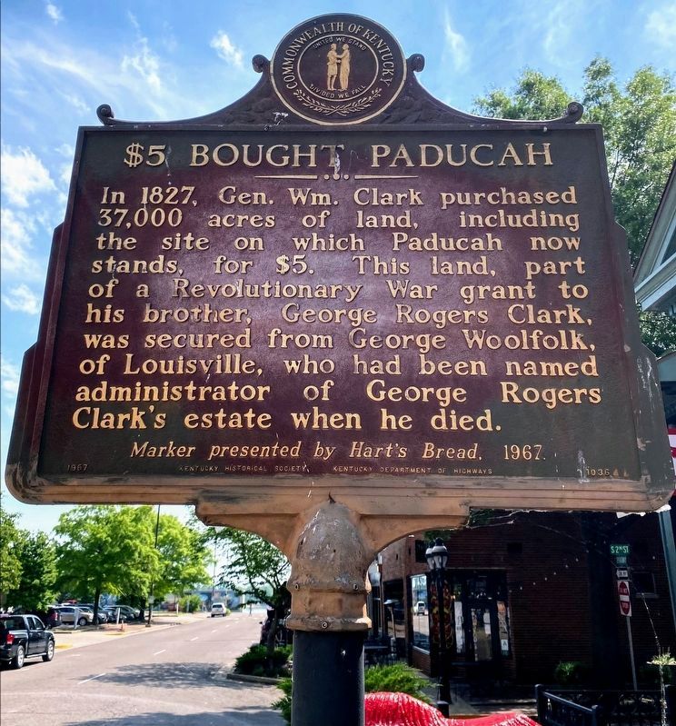 $5 Bought Paducah Marker. Click for full size. $5 Bought Paducah Marker image. Click for full size.