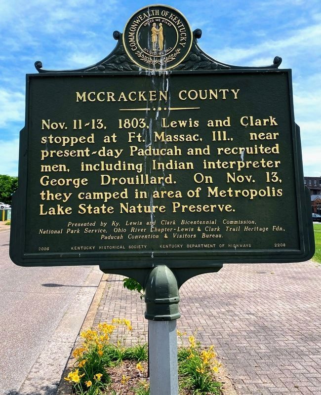 McCracken County Marker Side image. Click for full size.