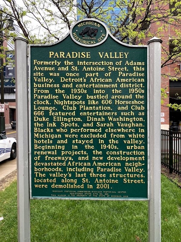 Paradise Valley Marker image. Click for full size.