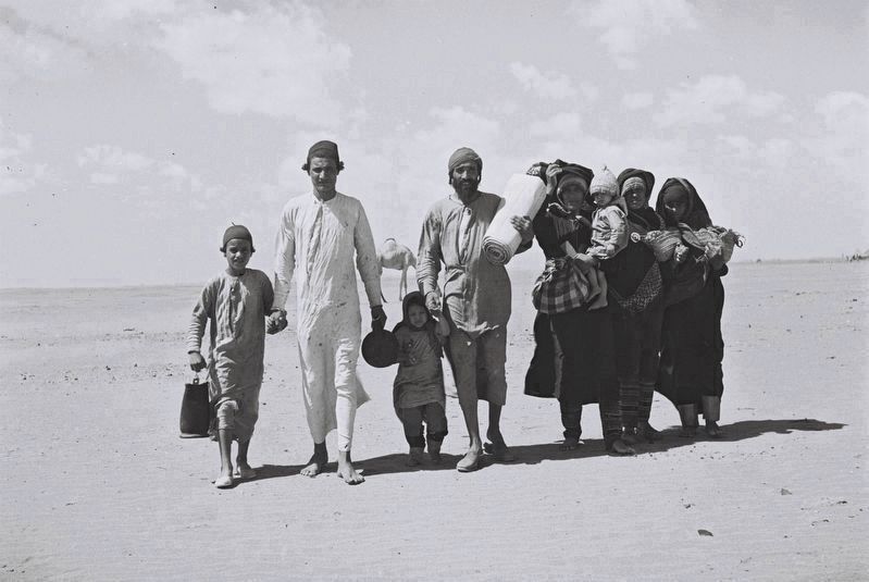 Jewish Refugees fleeing Yemen image. Click for full size.