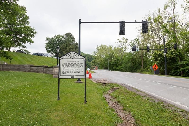Oak Mounds Marker. Click for full size. Oak Mounds Marker image. Click for full size.