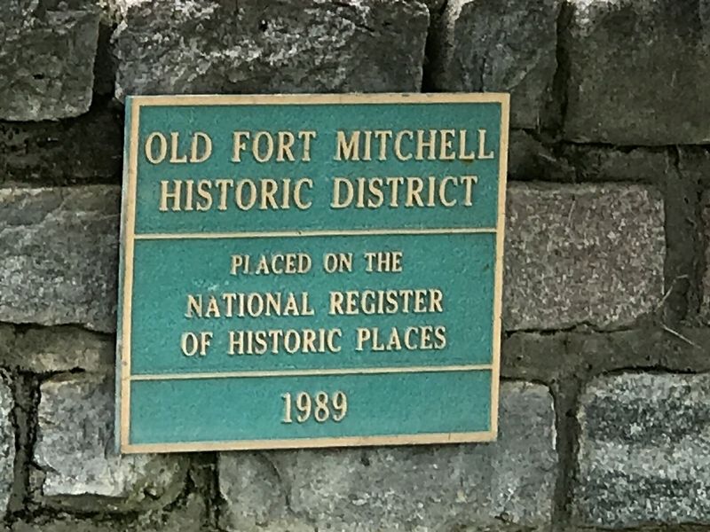 Old Fort Mitchell Historic District Marker image. Click for full size.