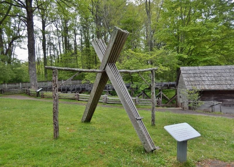 Lumber Drying Rack and Marker image. Click for full size.