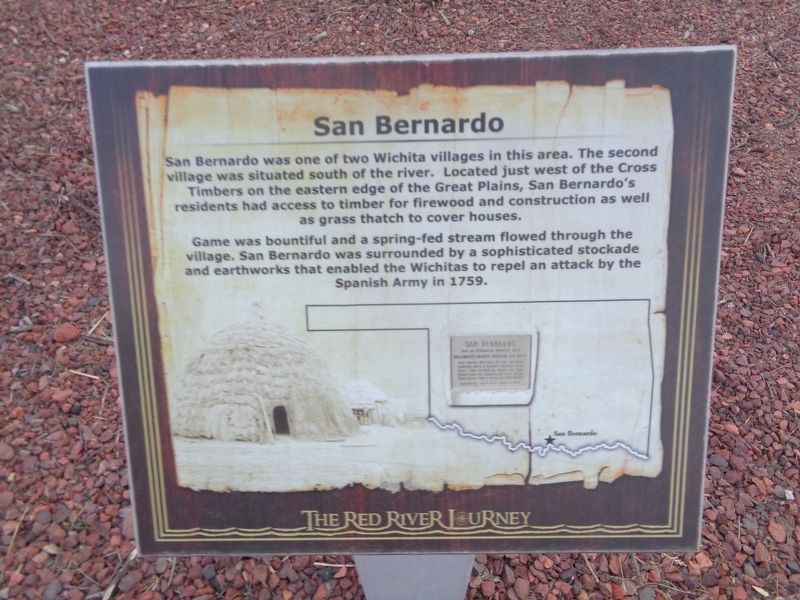 San Bernardo Marker. Click for full size. San Bernardo Marker image. Click for full size.