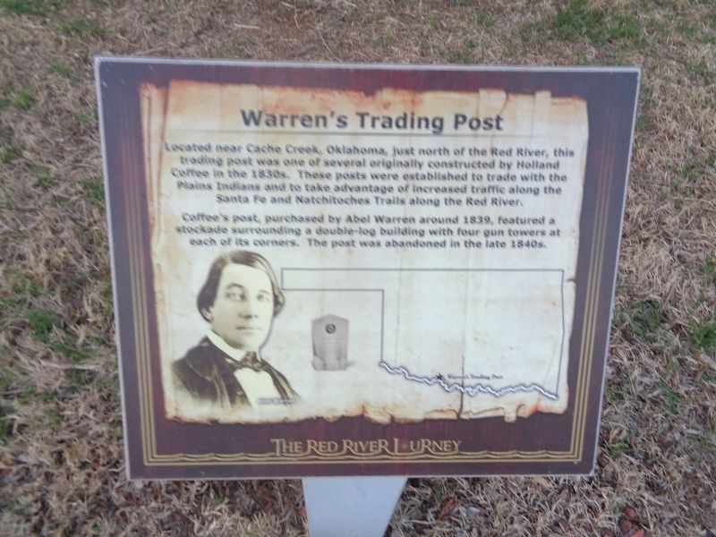 Warren's Trading Post Marker image. Click for full size.