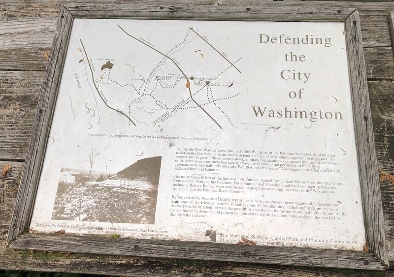 Defending the City of Washington Marker image. Click for full size.