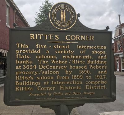 Ritte's Corner Marker (Side B) image. Click for full size.