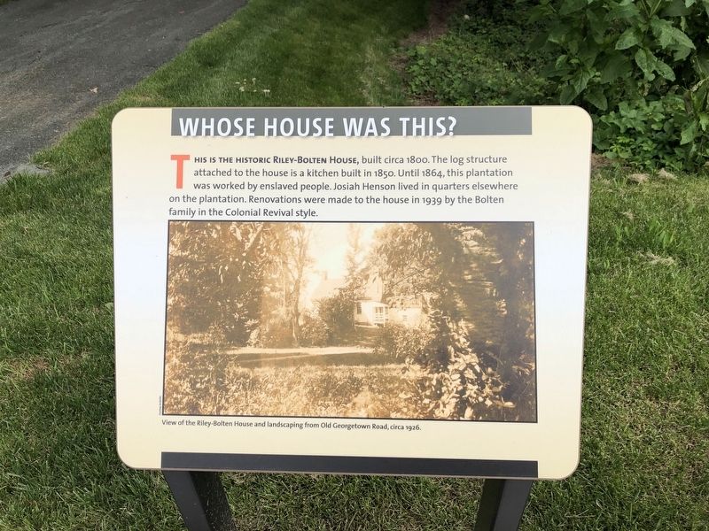 Whose House Was This? Marker image. Click for full size.