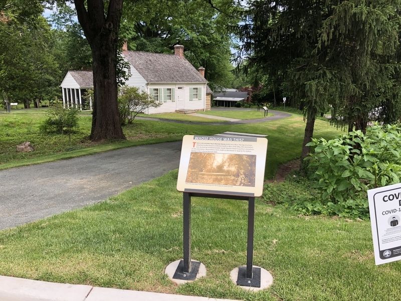 Whose House Was This? Marker. Click for full size. Whose House Was This? Marker image. Click for full size.
