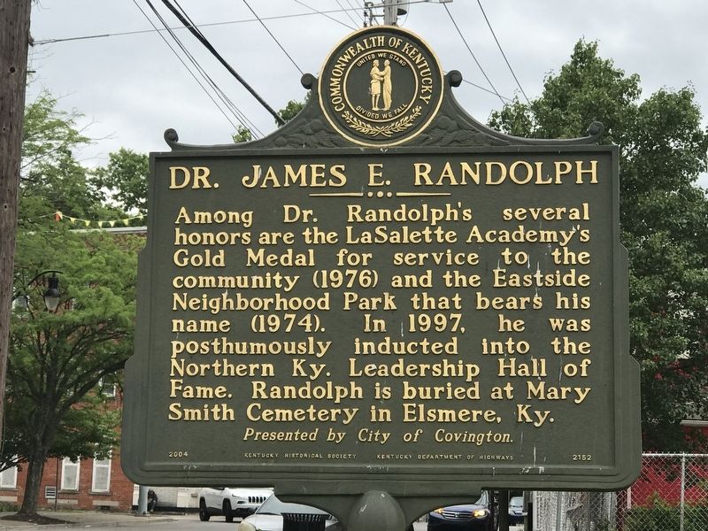 Dr. James E. Randolph Marker (Side B) image. Click for full size.