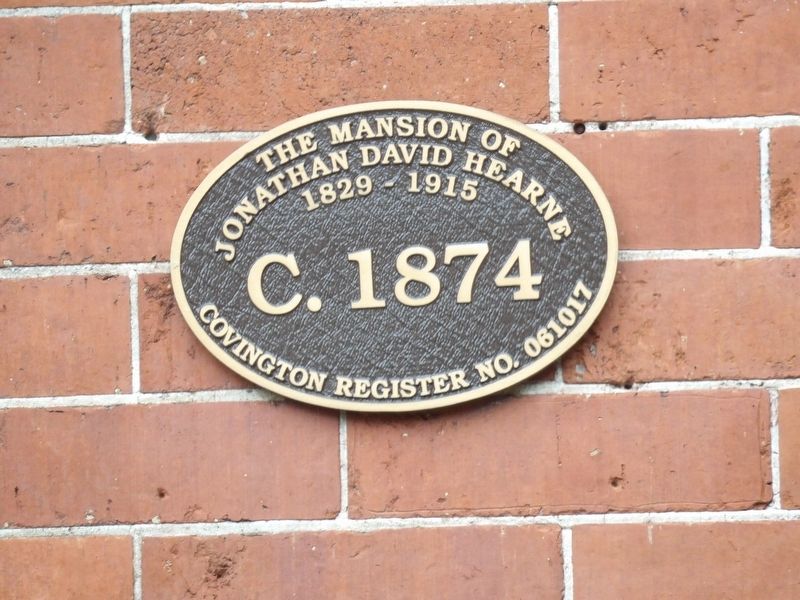 Hearne Mansion Marker image. Click for full size.