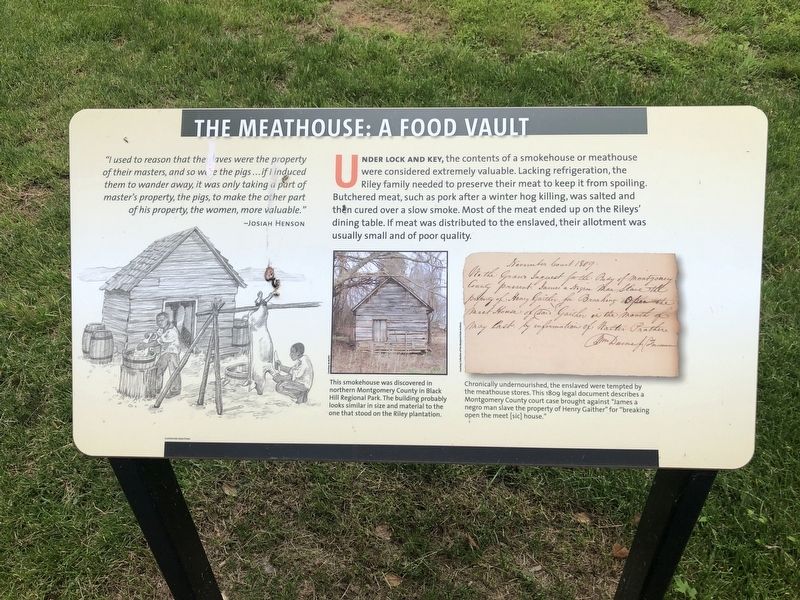 The Meathouse: A Food Vault Marker image. Click for full size.