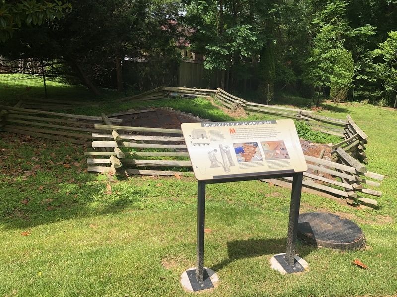 Archaeology at Josiah Henson Park Marker image. Click for full size.