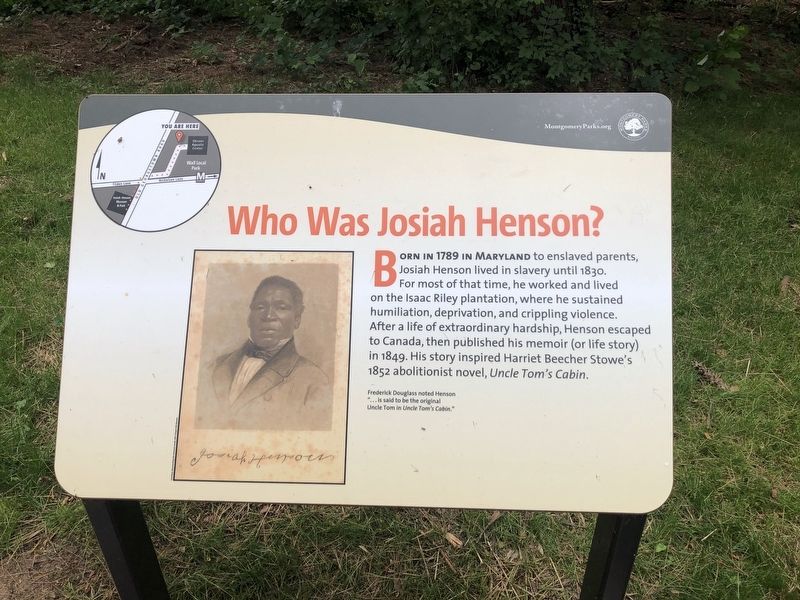 Who Was Josiah Henson? Marker image. Click for full size.
